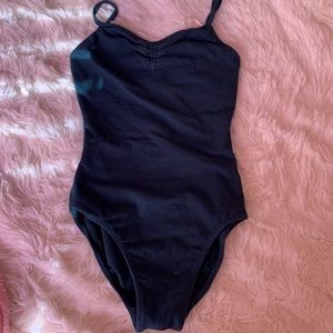 So Danca Hunter Green Camisole Leotard